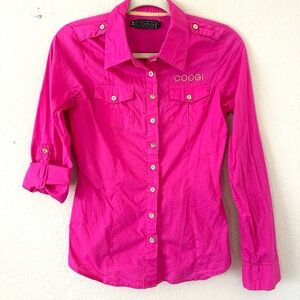 COOGI long sleeve pink top.